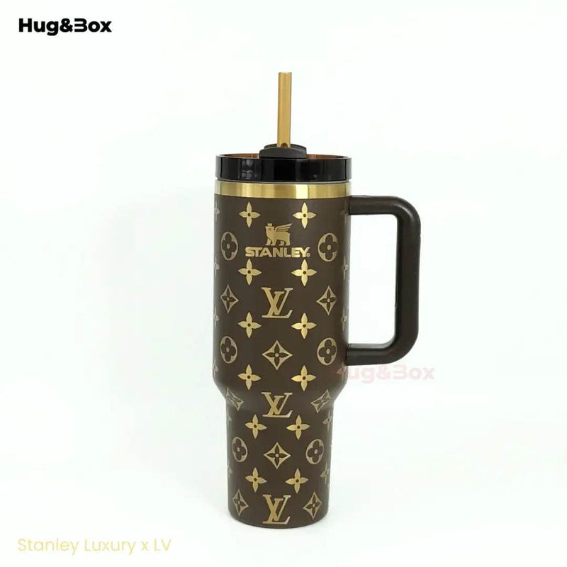 Stanley x LV Luxury Edition Tumbler | 40oz – Iconic Style Meets Everyday Function - Hug&Box
