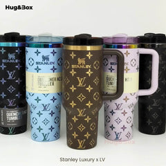 Stanley x LV Luxury Edition Tumbler | 40oz – Iconic Style Meets Everyday Function - Hug&Box