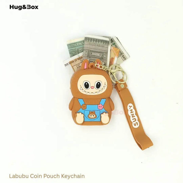 Labubu Coin Pouch – Cute Cartoon Zipper Purse - Hug&Box