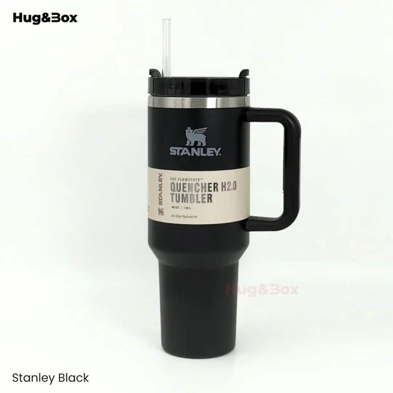 The Quencher H2.0 Flowstate Tumbler – 40 OZ Stanley Bottle with Handle & Straw - Hug&Box