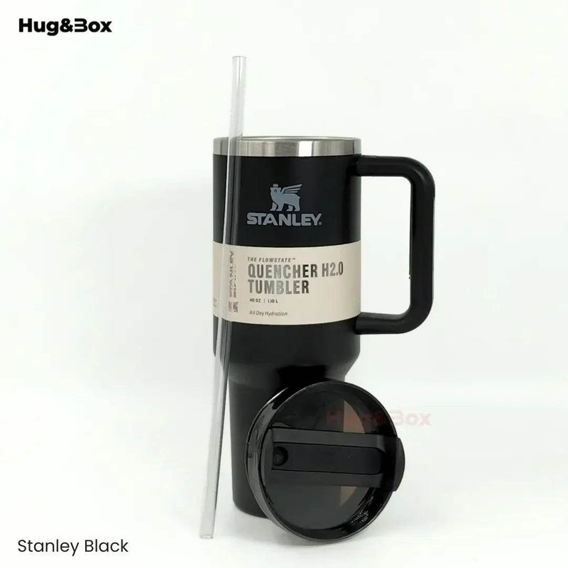 The Quencher H2.0 Flowstate Tumbler – 40 OZ Stanley Bottle with Handle & Straw - Hug&Box