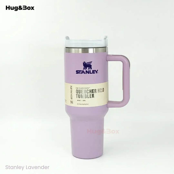 The Quencher H2.0 Flowstate Tumbler – 40 OZ Stanley Bottle with Handle & Straw - Hug&Box