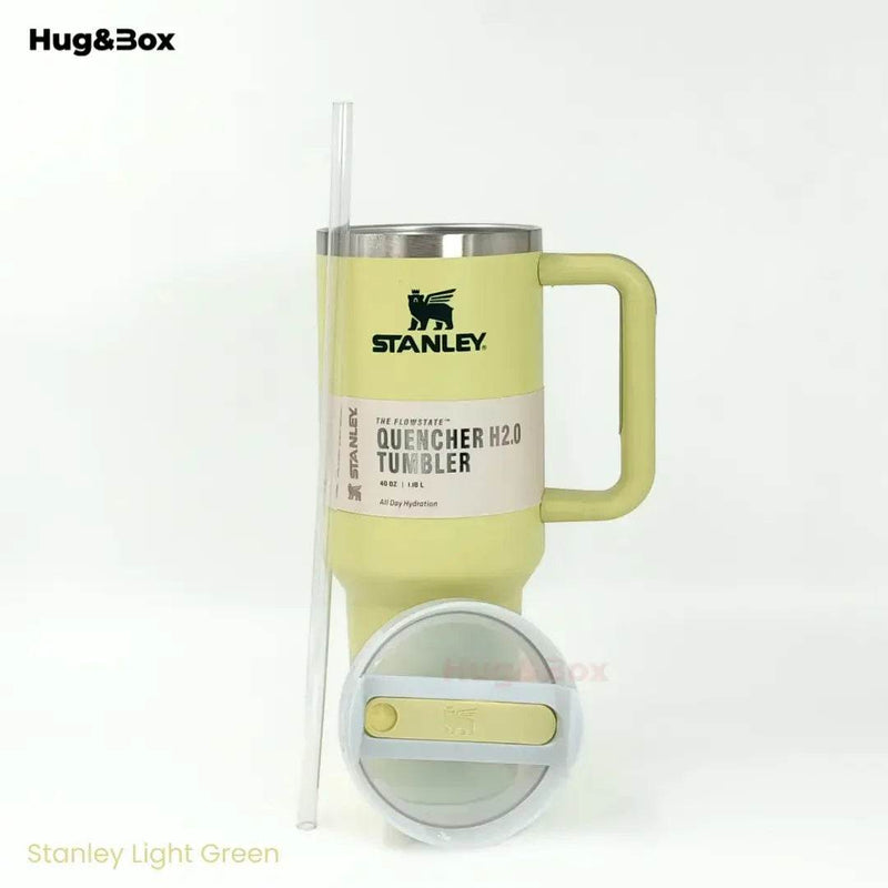 The Quencher H2.0 Flowstate Tumbler – 40 OZ Stanley Bottle with Handle & Straw - Hug&Box