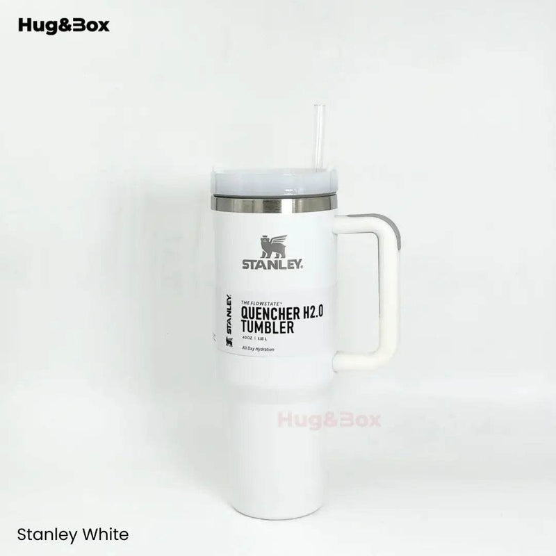 The Quencher H2.0 Flowstate Tumbler – 40 OZ Stanley Bottle with Handle & Straw - Hug&Box