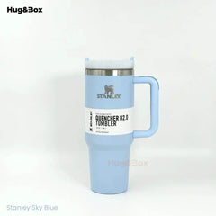 The Quencher H2.0 Flowstate Tumbler – 40 OZ Stanley Bottle with Handle & Straw - Hug&Box