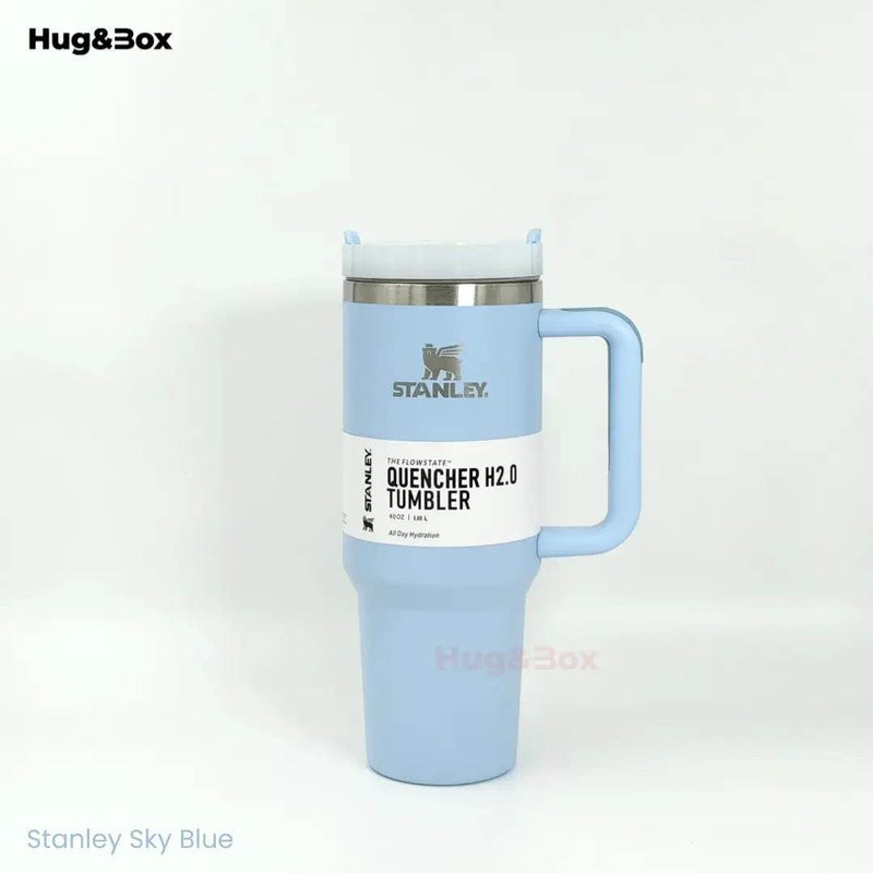 The Quencher H2.0 Flowstate Tumbler – 40 OZ Stanley Bottle with Handle & Straw - Hug&Box