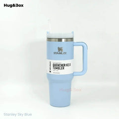 The Quencher H2.0 Flowstate Tumbler – 40 OZ Stanley Bottle with Handle & Straw - Hug&Box