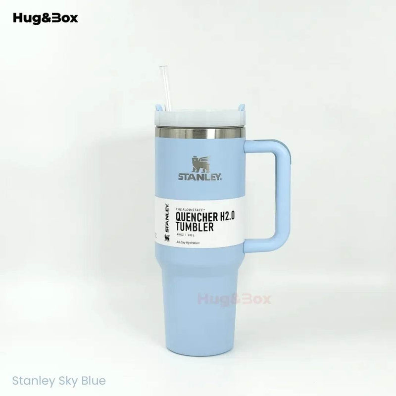 The Quencher H2.0 Flowstate Tumbler – 40 OZ Stanley Bottle with Handle & Straw - Hug&Box