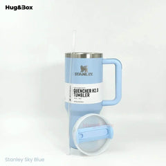 The Quencher H2.0 Flowstate Tumbler – 40 OZ Stanley Bottle with Handle & Straw - Hug&Box